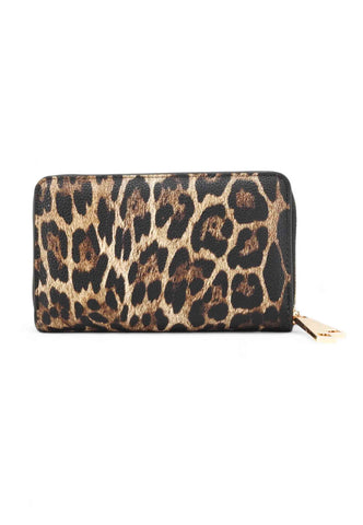 CAFE NOIR Portafogli Donna Animalier Nero Marrone C4AY0907-AI26-N079