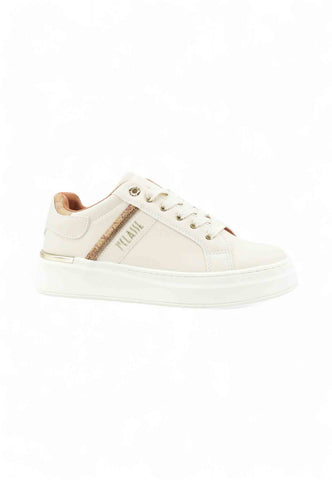 ALVIERO MARTINI Sneakers Donna Bianco Beige Strass 22660289-AI26-A630