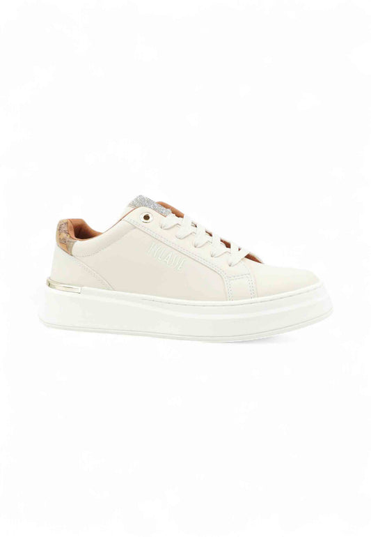 ALVIERO MARTINI Sneakers Donna Bianco Beige Strass 22670289-AI26-A630