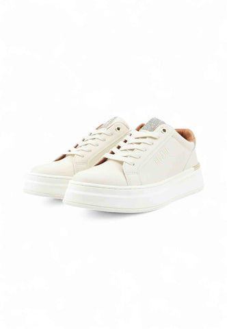 ALVIERO MARTINI Sneakers Donna Bianco Beige Strass 22670289-AI26-A630