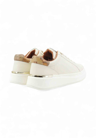 ALVIERO MARTINI Sneakers Donna Bianco Beige Strass 22670289-AI26-A630