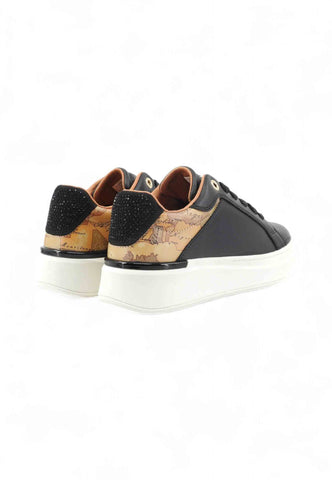 ALVIERO MARTINI Sneakers Donna Nero Beige Strass 22600289-AI26-X550
