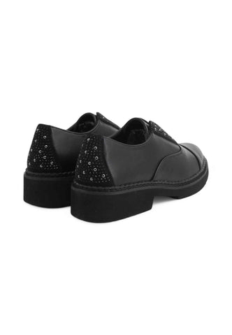 CAFE NOIR Mocassini Donna Nero Strass C1EA9207-AI26-N001