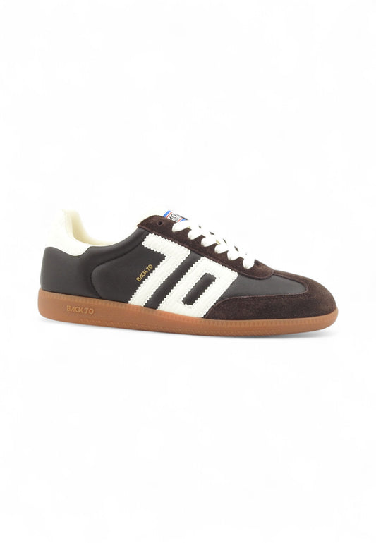 BACK 70 Sneakers Uomo Marrone Bianco 108006-000051-AI26