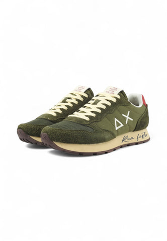 SUN68 Sneakers Uomo Verde Rosso Z45105-AI26-74