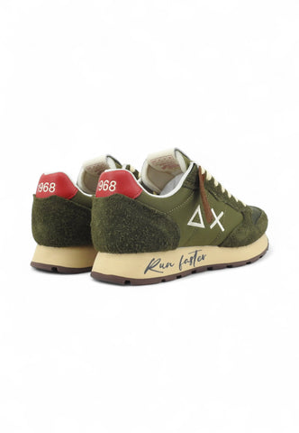 SUN68 Sneakers Uomo Verde Rosso Z45105-AI26-74