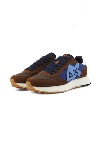 SUN68 Sneakers Uomo Marrone Blu Z45114-AI26-93