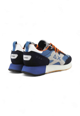 SUN68 Sneakers Uomo Blu Arancione Z45116-AI26-80