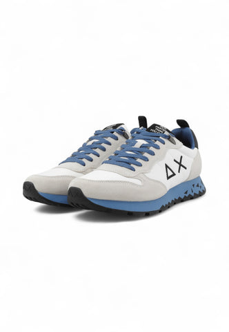 SUN68 Sneakers Uomo Bianco Azzurro Z45104-AI26-01
