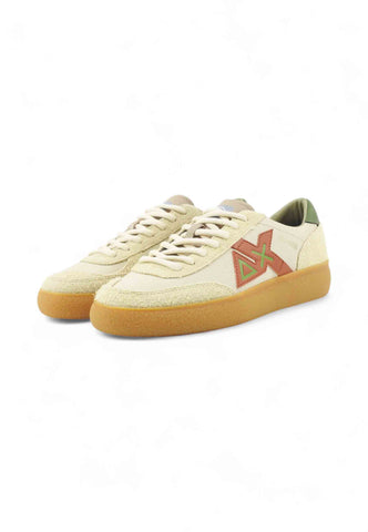 SUN68 Sneakers Uomo Beige Verde Z45144-AI26-16