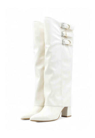 GUESS Stivali Donna Bianco FLFGARELE11-AI26-IVORY