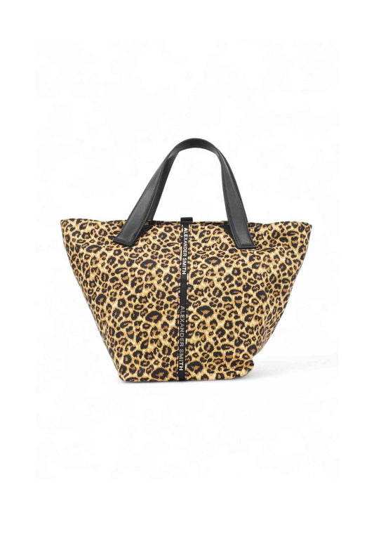 ALEXANDER SMITH Borsa A Mano Donna Animalier Beige Nero ABBCLRWS-B166-MAC-AI26