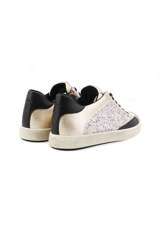 GEOX Sneakers Donna Nero Rosa Glitter D466HI054EW-AI26-C1S5X