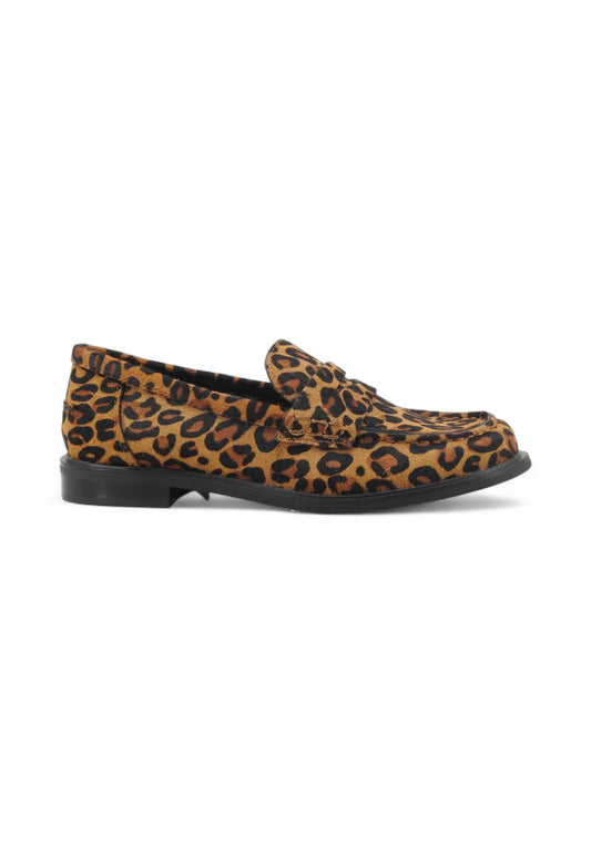 CAFE NOIR Mocassini Donna Animalier Marrone Nero C1EC1000-AI26-S006