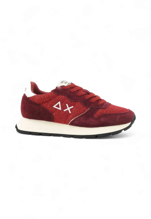 SUN68 Sneakers Donna Rosso Bordeaux Glitter Z45204-AI26-35