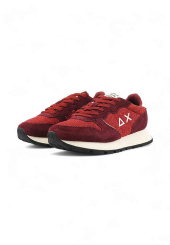 SUN68 Sneakers Donna Rosso Bordeaux Glitter Z45204-AI26-35