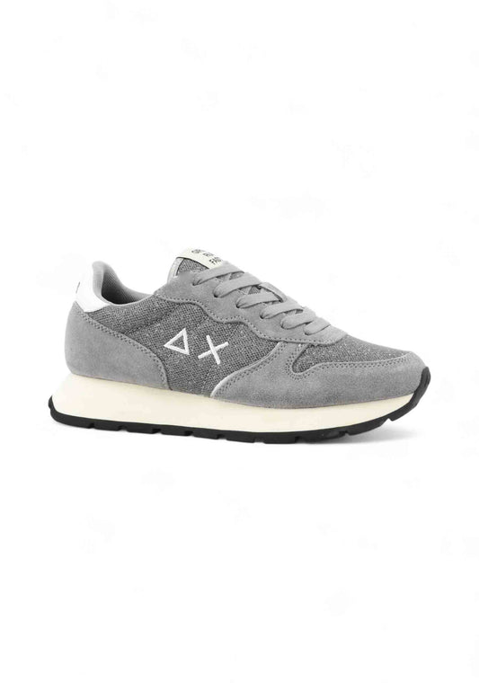 SUN68 Sneakers Donna Grigio Bianco Glitter Z45204-AI26-34