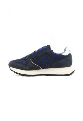 SUN68 Sneakers Donna Blu Bianco Glitter Z45204-AI26-07