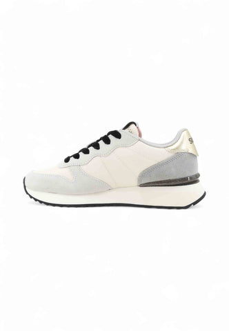 SUN68 Sneakers Donna Bianco Grigio Glitter Z45217-AI26-31