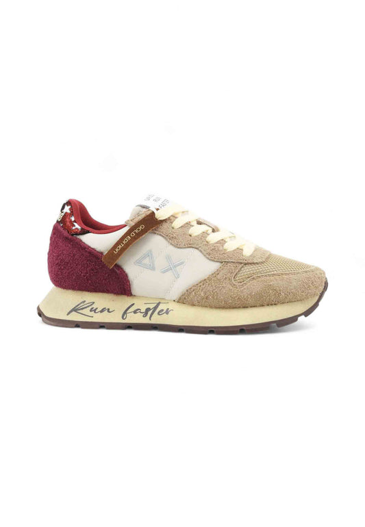 SUN68 Sneakers Donna Beige Bordeaux Z45207-AI26-16