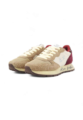 SUN68 Sneakers Donna Beige Bordeaux Z45207-AI26-16