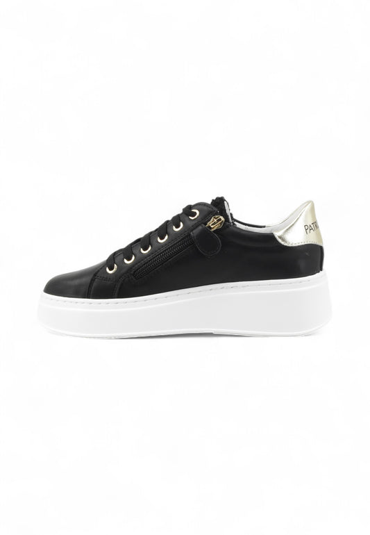 PATRIZIA PEPE Sneakers Donna Nero Oro PJ903.31-AI26