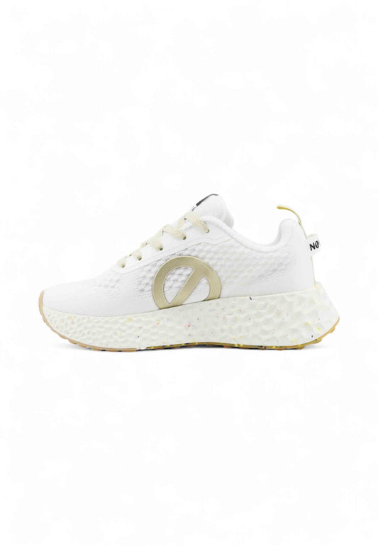 NO NAME Sneakers Donna Bianco Oro LNVDMEMTA0-AI26
