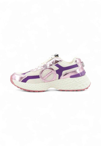 NO NAME Sneakers Donna Bianco Viola TNCFKI04LI-AI26