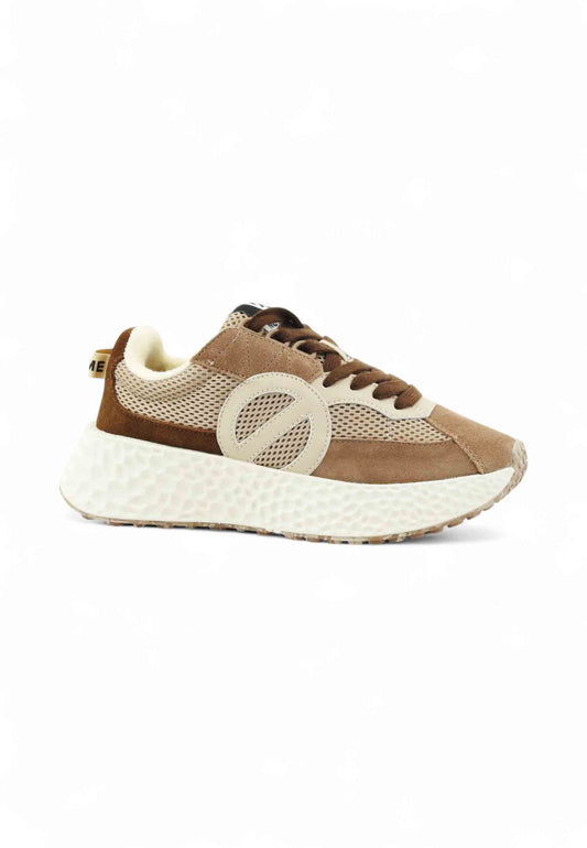 NO NAME Sneakers Donna Marrone Beige KNVCMESDKC-AI26