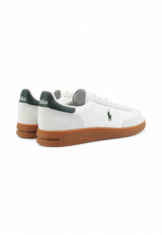 POLO RALPH LAUREN Sneakers Uomo Bianco Verde 809973701006-AI26