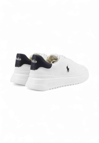 POLO RALPH LAUREN Sneakers Uomo Bianco Blu 809974097001-AI26
