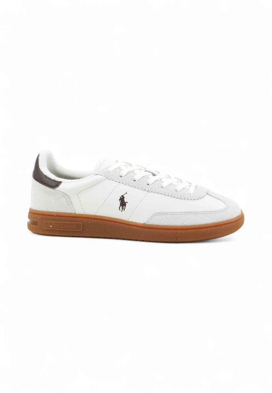 POLO RALPH LAUREN Sneakers Bianco Marrone 809973701008-AI26