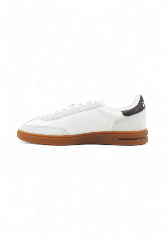 POLO RALPH LAUREN Sneakers Bianco Marrone 809973701008-AI26