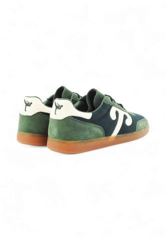 WUSHU Sneakers Uomo Verde Bianco 100022-000074-AI26