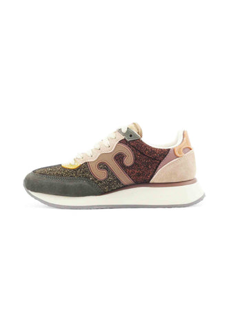 WUSHU Sneakers Donna Rosa Grigio Glitter 100025-000016-AI26
