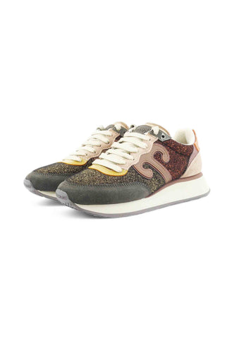 WUSHU Sneakers Donna Rosa Grigio Glitter 100025-000016-AI26