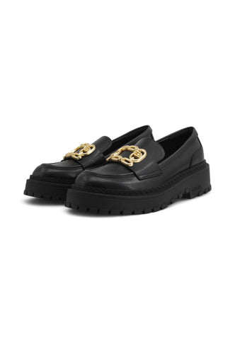 LIU JO Mocassini Donna Nero Oro SF5057P010222222-AI26