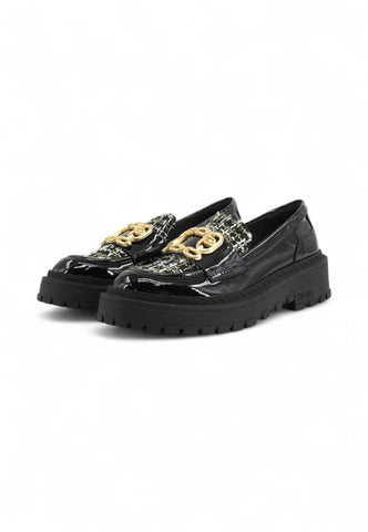 LIU JO Mocassini Donna Nero Bianco Oro SF5057EX32722222-AI26