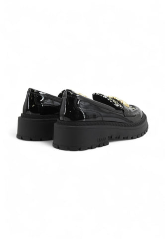 LIU JO Mocassini Donna Nero Bianco Oro SF5057EX32722222-AI26