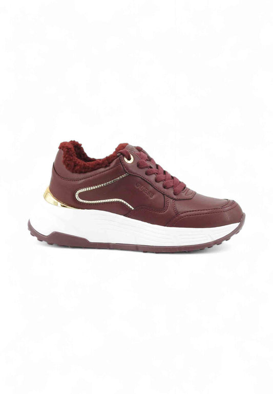 GUESS Sneakers Donna Bordeaux Oro FLFRREELE12-AI26-WINE