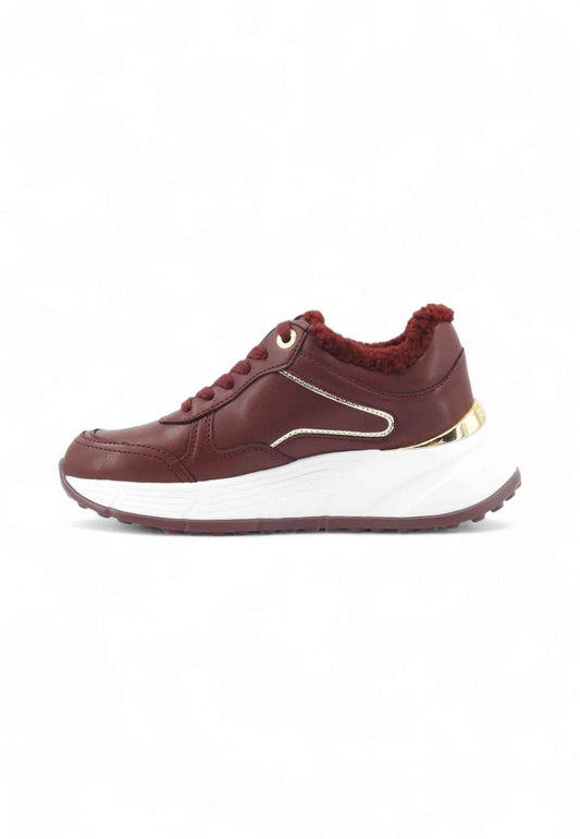 GUESS Sneakers Donna Bordeaux Oro FLFRREELE12-AI26-WINE