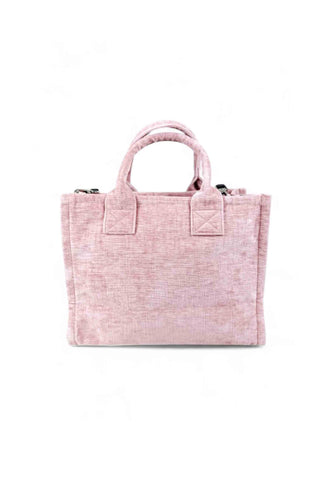 SUN68 Borsa A Mano Donna Rosa Argento Glitter X45203-AI26-04
