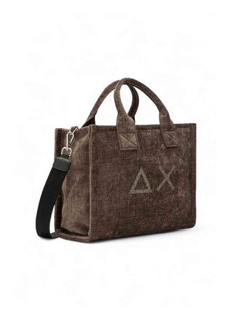 SUN68 Borsa A Mano Donna Marrone Oro Glitter X45203-AI26-52