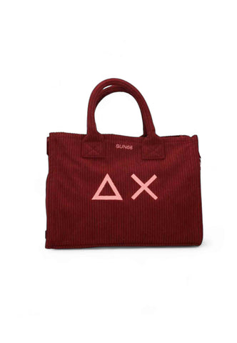 SUN68 Borsa A Mano Donna Bordeaux Rosa X45209-AI26-35