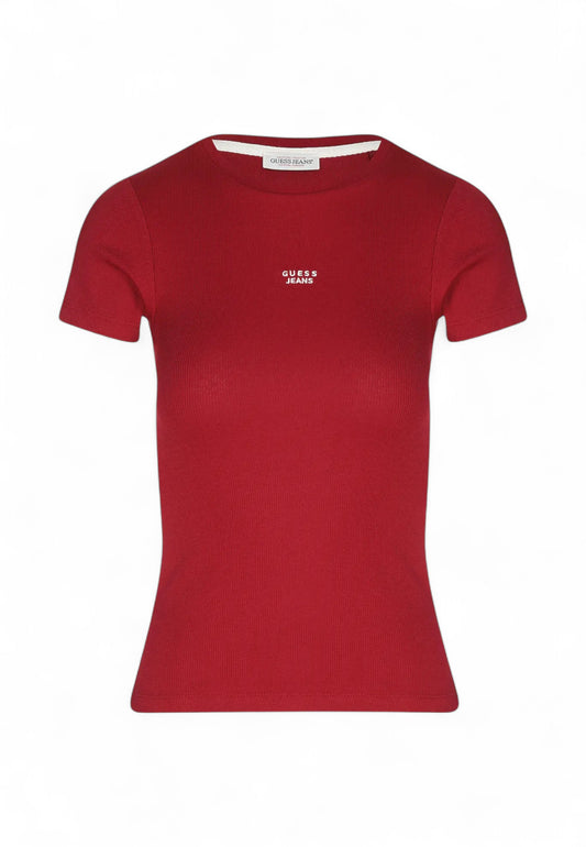 GUESS T-Shirt Donna Rosso W5BP45KA0H1-AI26-G5M3