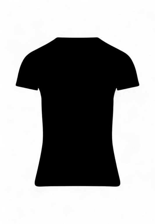 GUESS T-Shirt Donna Nero Bianco W5BP45KA0H1-AI26-JBLK