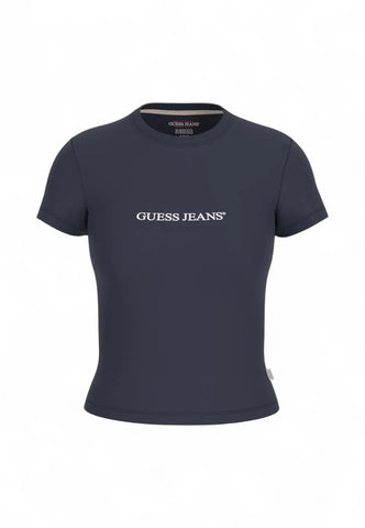GUESS T-Shirt Donna Blu Bianco W4YI01J1314-AI26-A71W