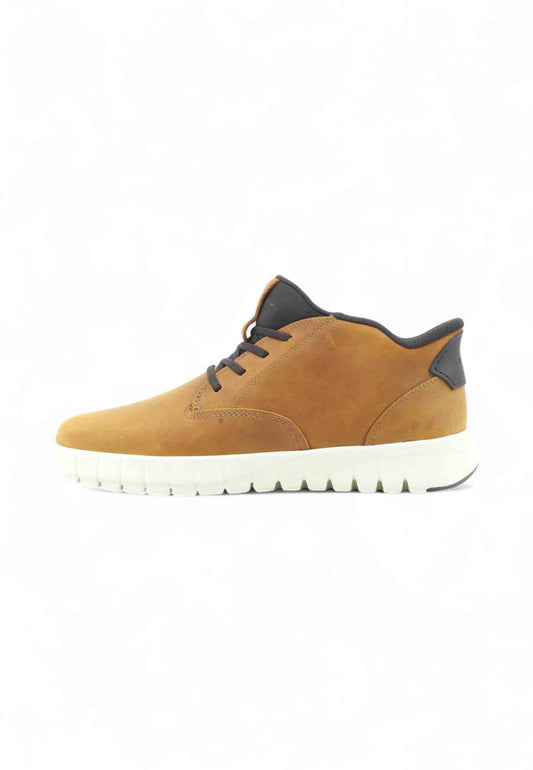 GEOX Sneakers Uomo Marrone Beige U56MAB000FF-AI26-C6002