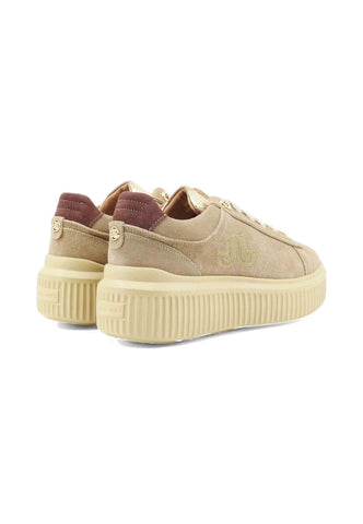 JANET Sneakers Donna Beige Bordeaux J-402.-AI26-K35