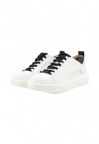 ALEXANDER SMITH Sneakers Uomo Bianco Nero ASBCWYM-2267-WBK-AI26
